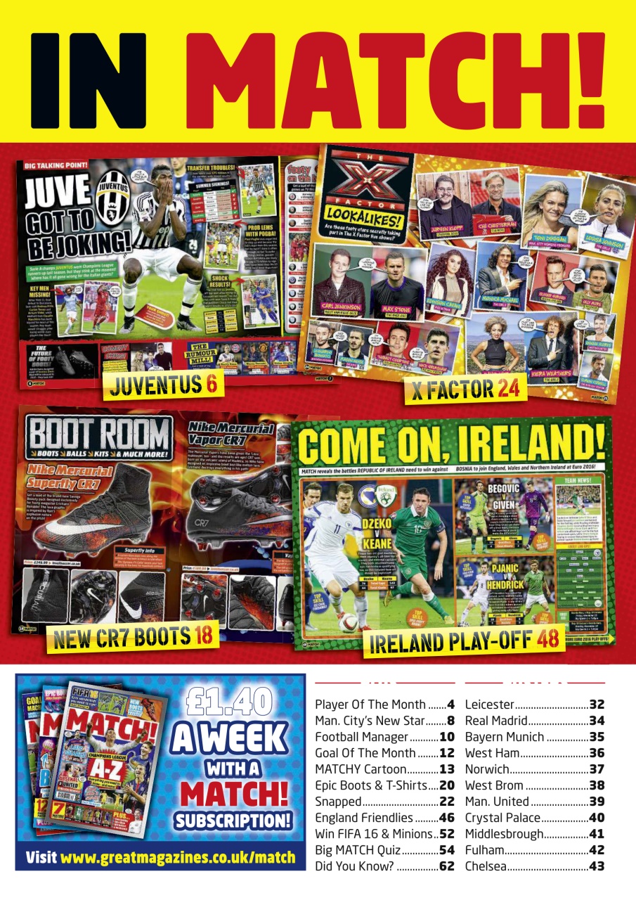Match Preview Pages