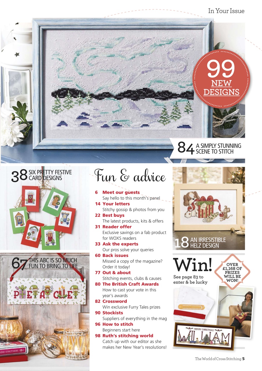 The World of Cross Stitching Preview Pages