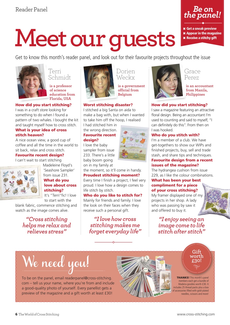 The World of Cross Stitching Preview Pages