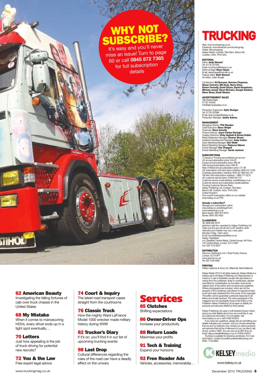 Trucking Magazine Preview Pages