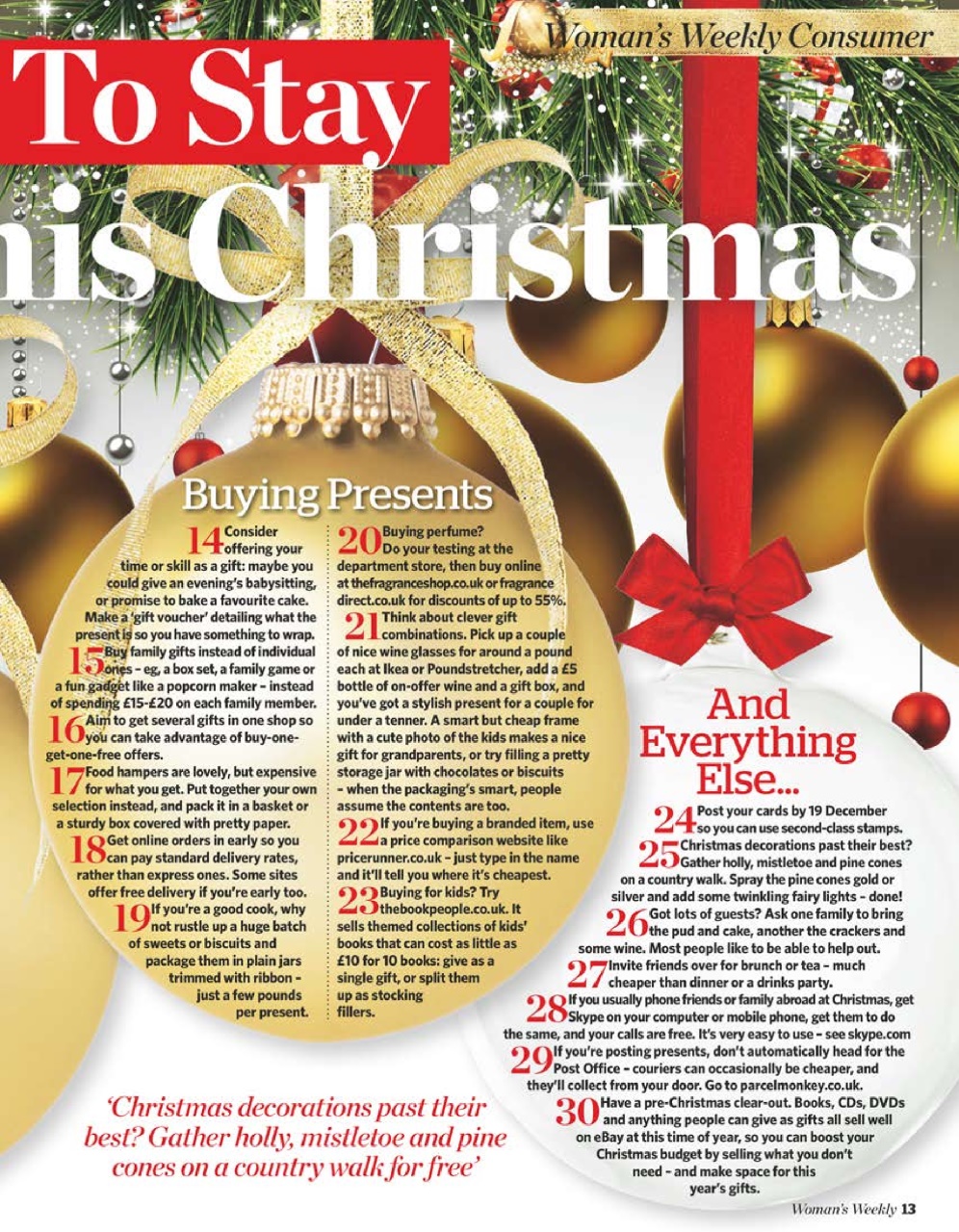 Woman's Weekly Preview Pages