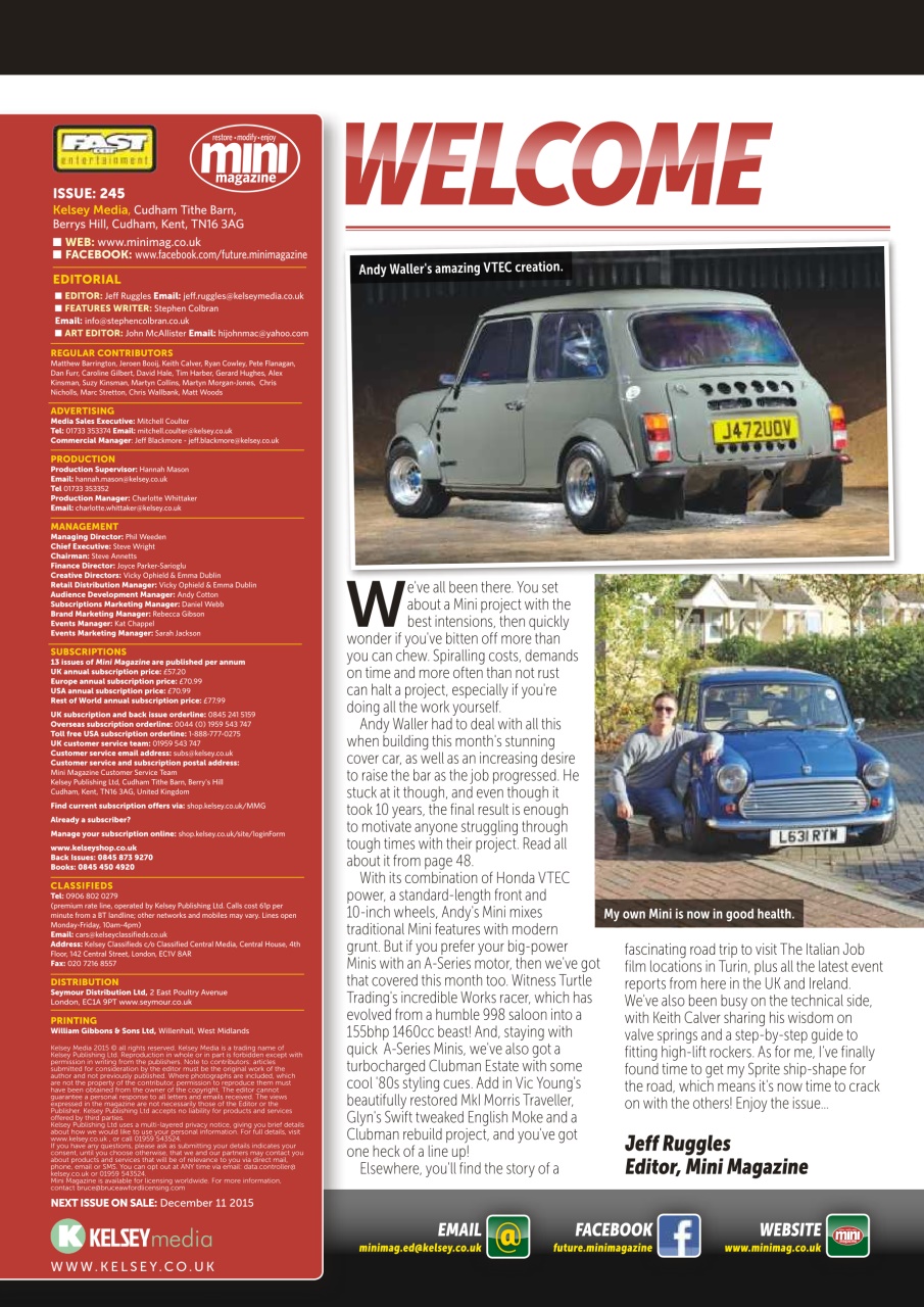 Mini Magazine Preview Pages