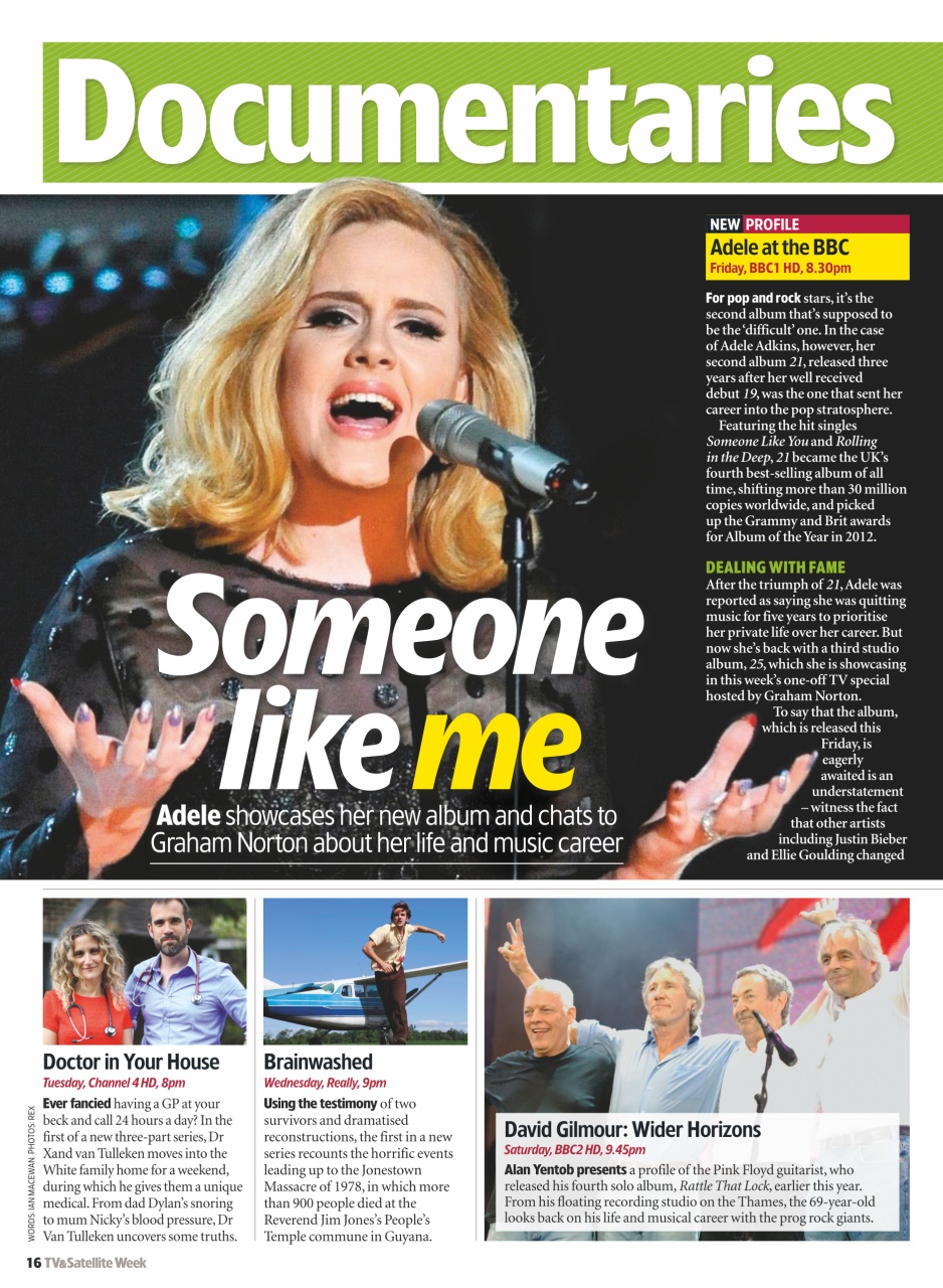 TV & Satellite Week Preview Pages