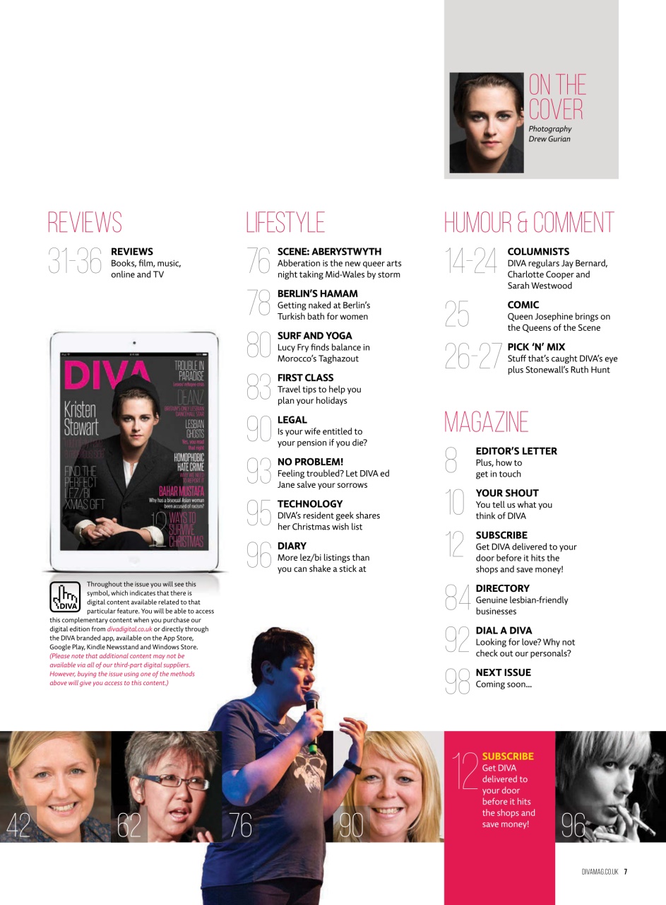 DIVA Magazine Preview Pages