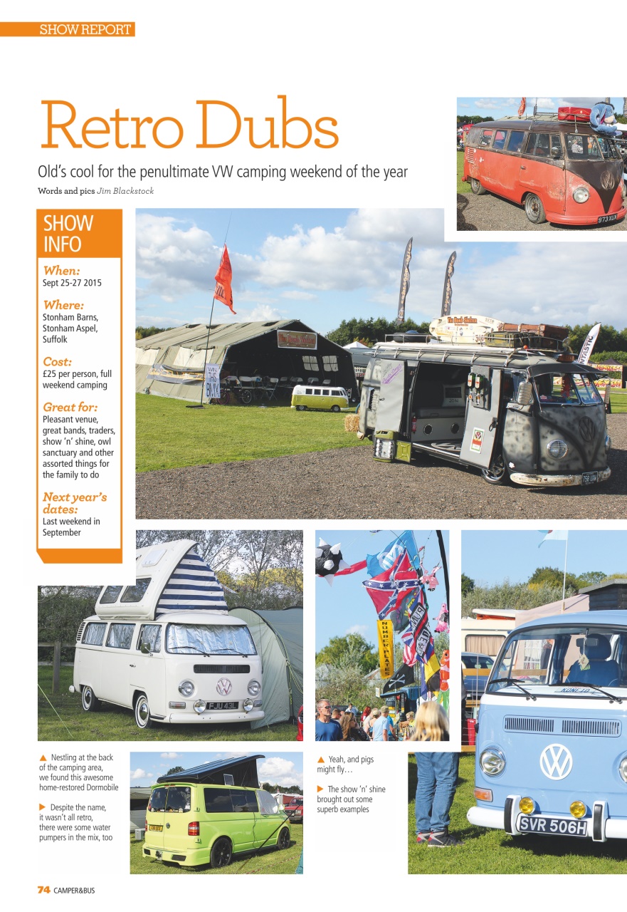 VW Camper Preview Pages