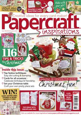 Papercraft Inspirations issue Christmas 2015
