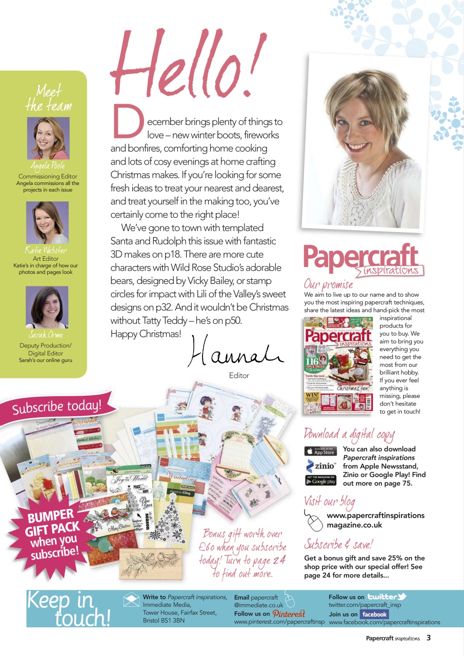 Papercraft Inspirations Preview Pages