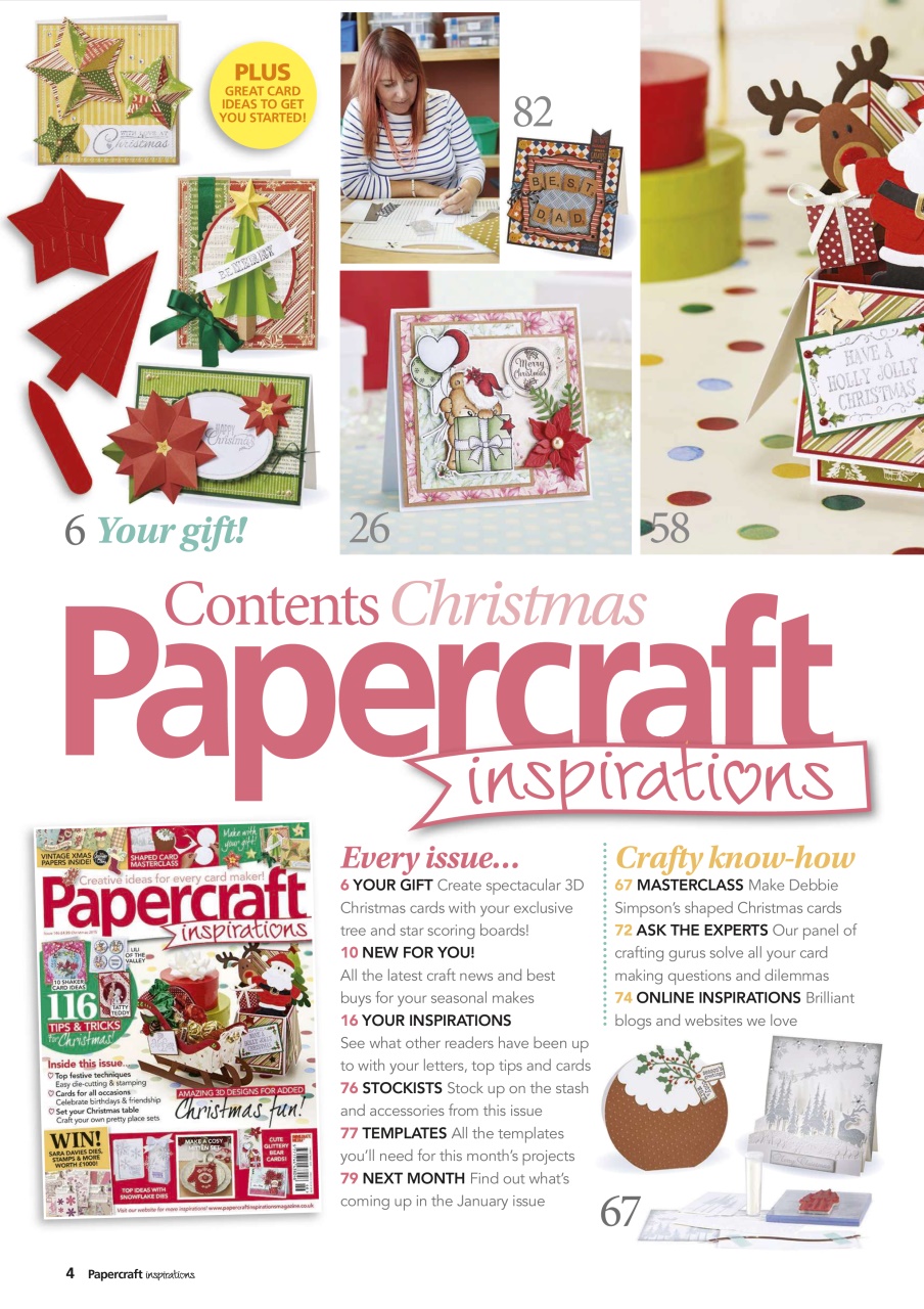 Papercraft Inspirations Preview Pages