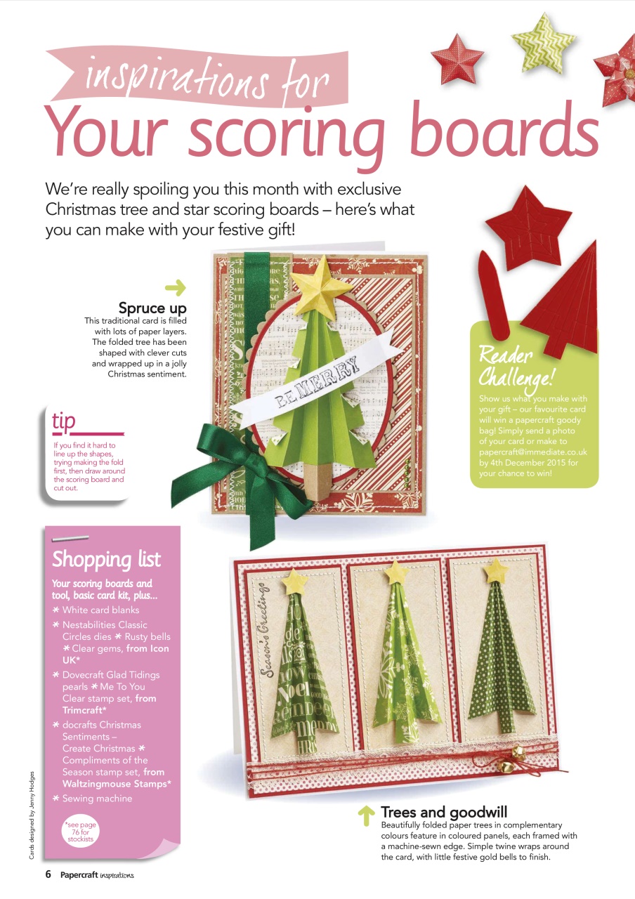 Papercraft Inspirations Preview Pages