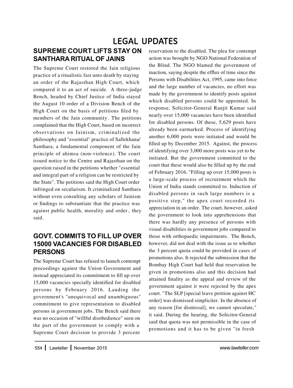 Lawteller – A Legal Awareness Magazine Preview Pages