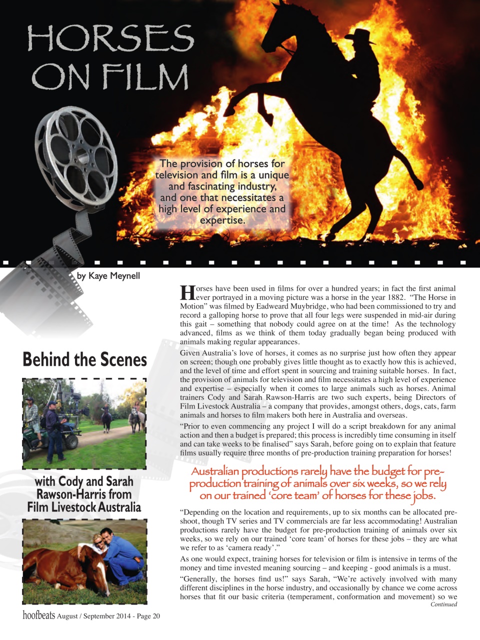 Hoofbeats Preview Pages