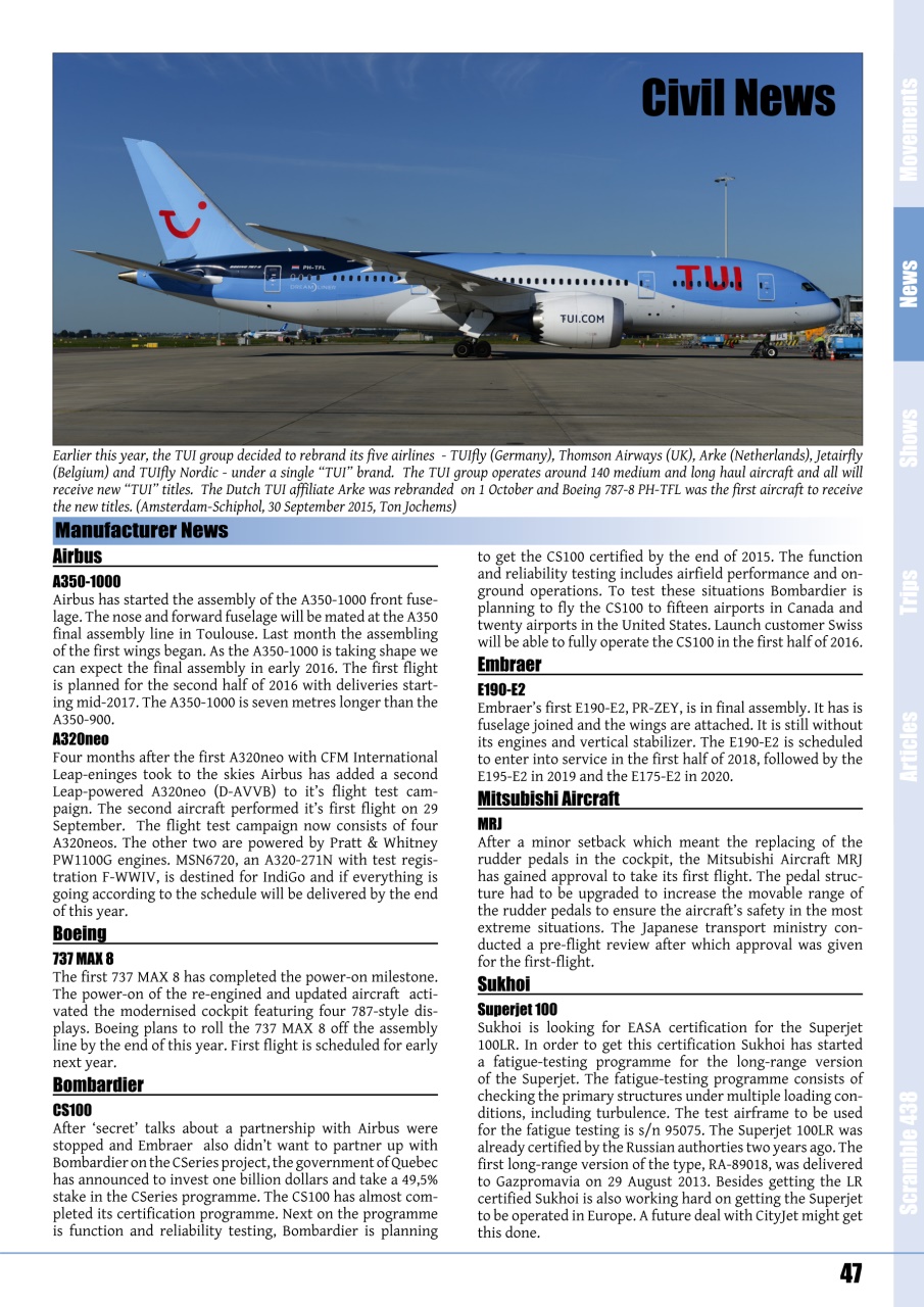 Scramble Magazine Preview Pages