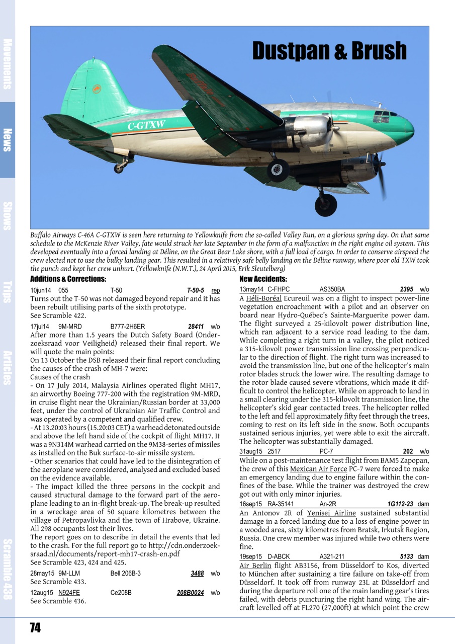 Scramble Magazine Preview Pages