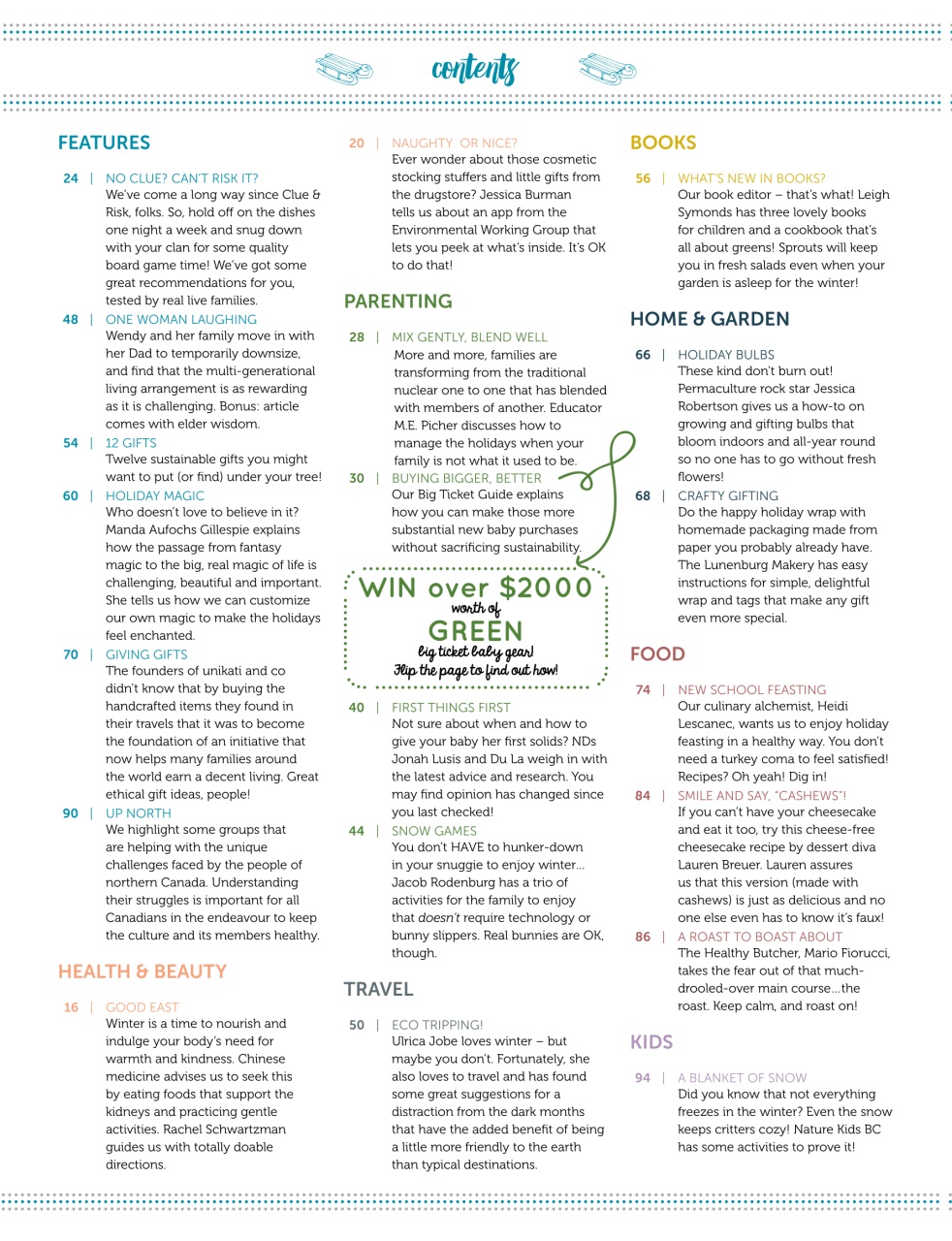 Ecoparent Magazine Preview Pages