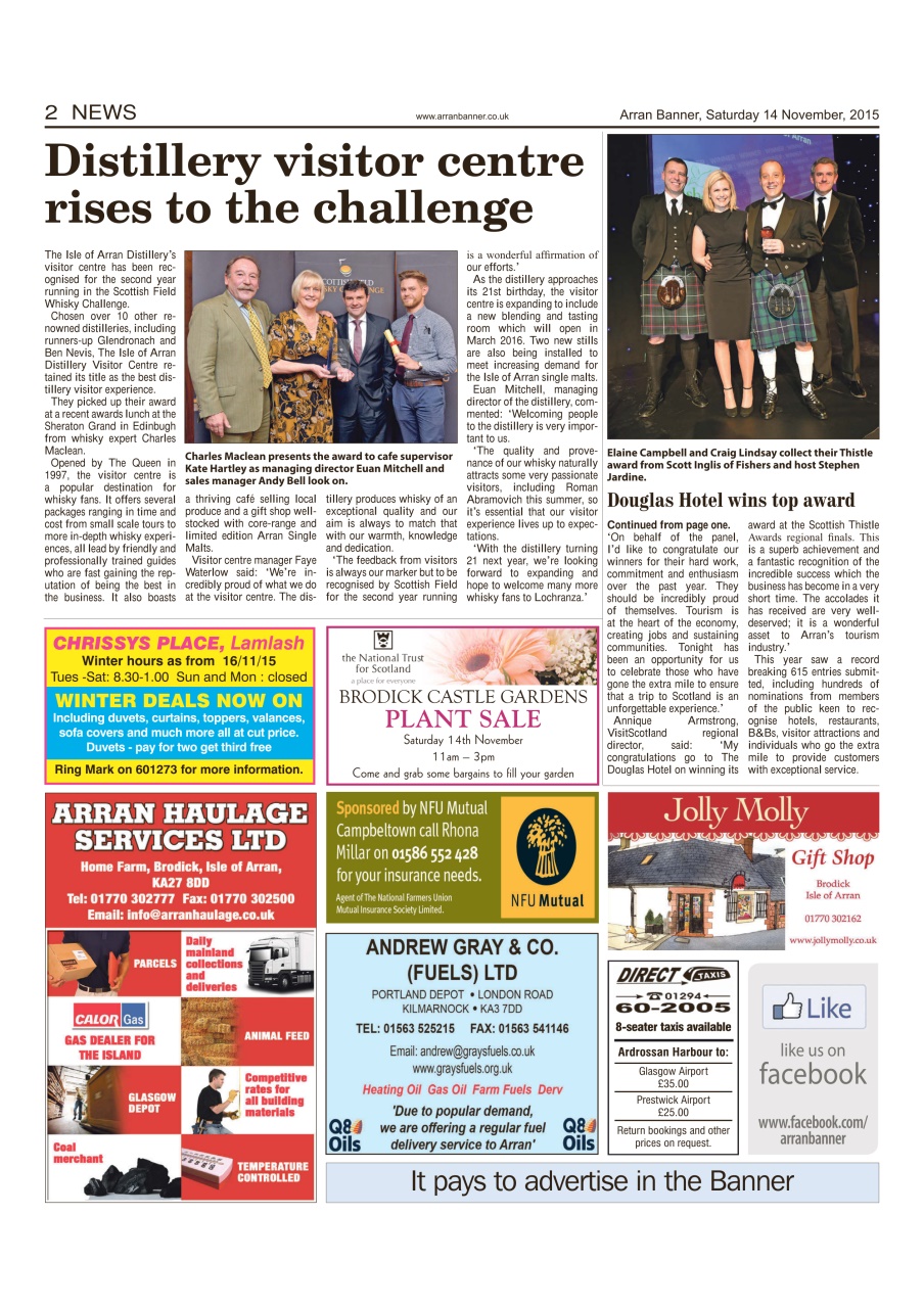 Arran Banner Preview Pages