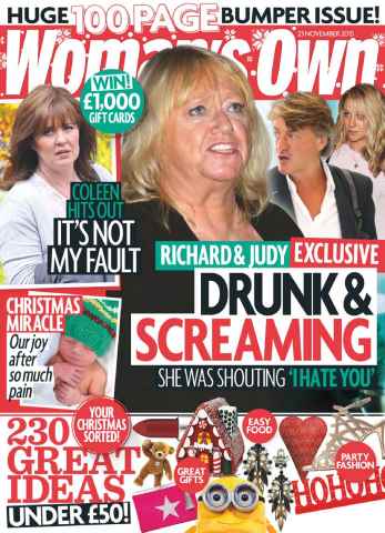 Woman's Own issue 23rd November 2015