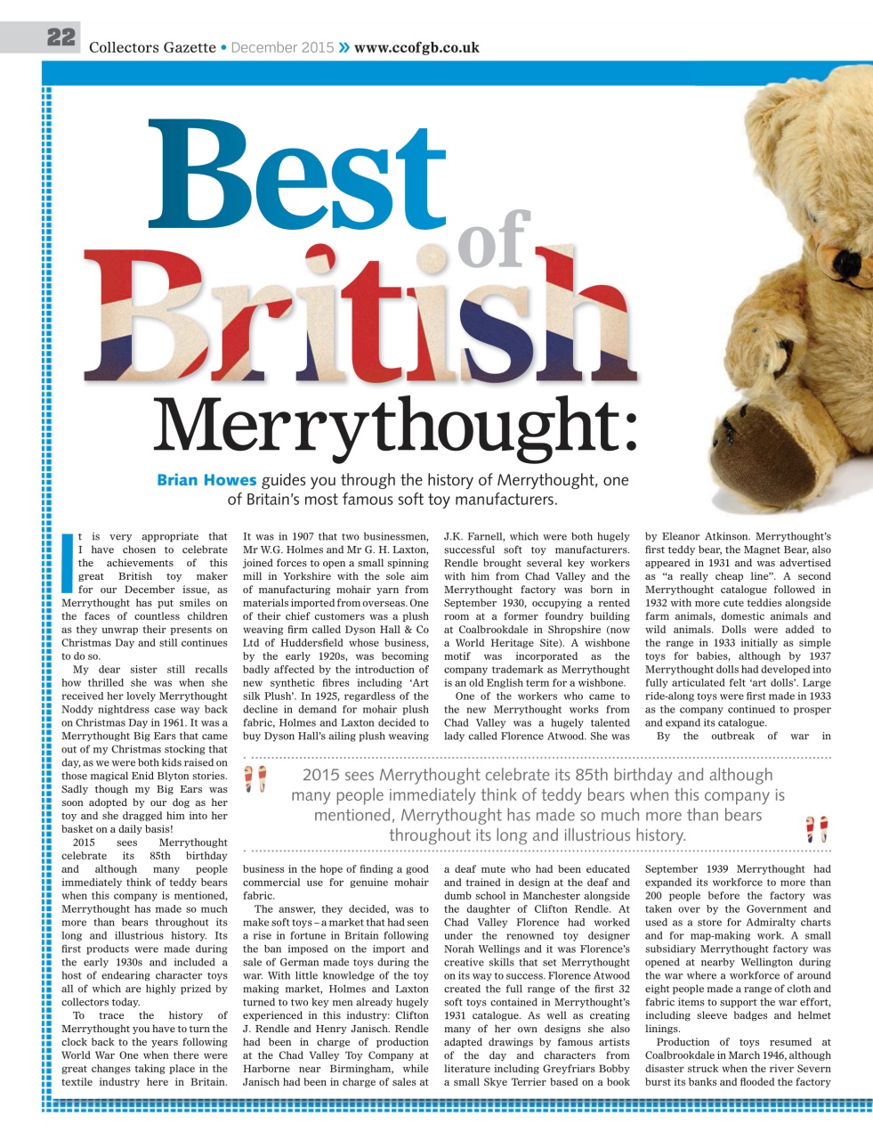 Collectors Gazette Preview Pages