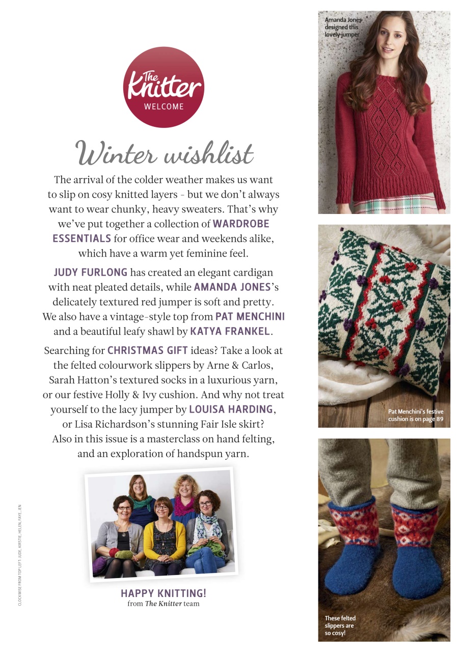 The Knitter Preview Pages