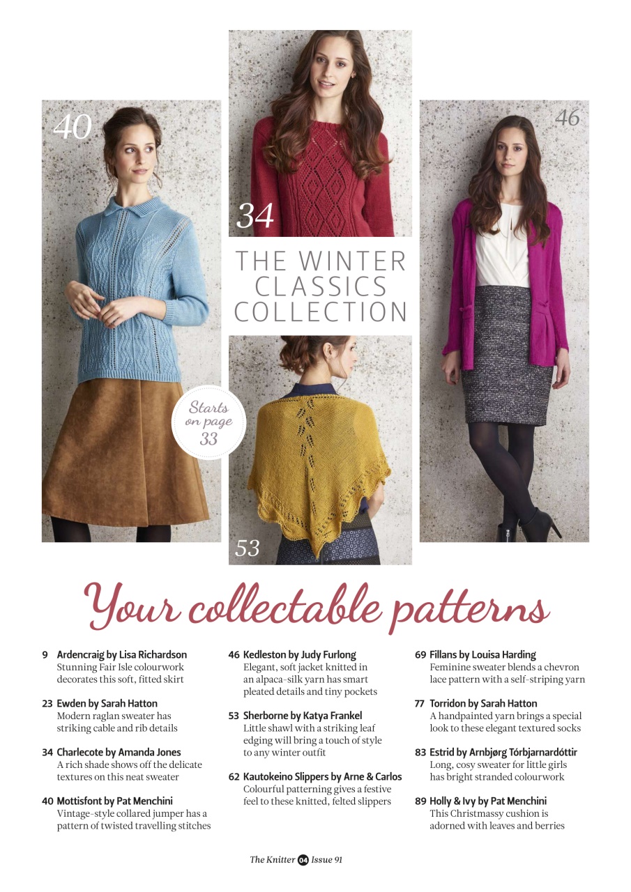 The Knitter Preview Pages