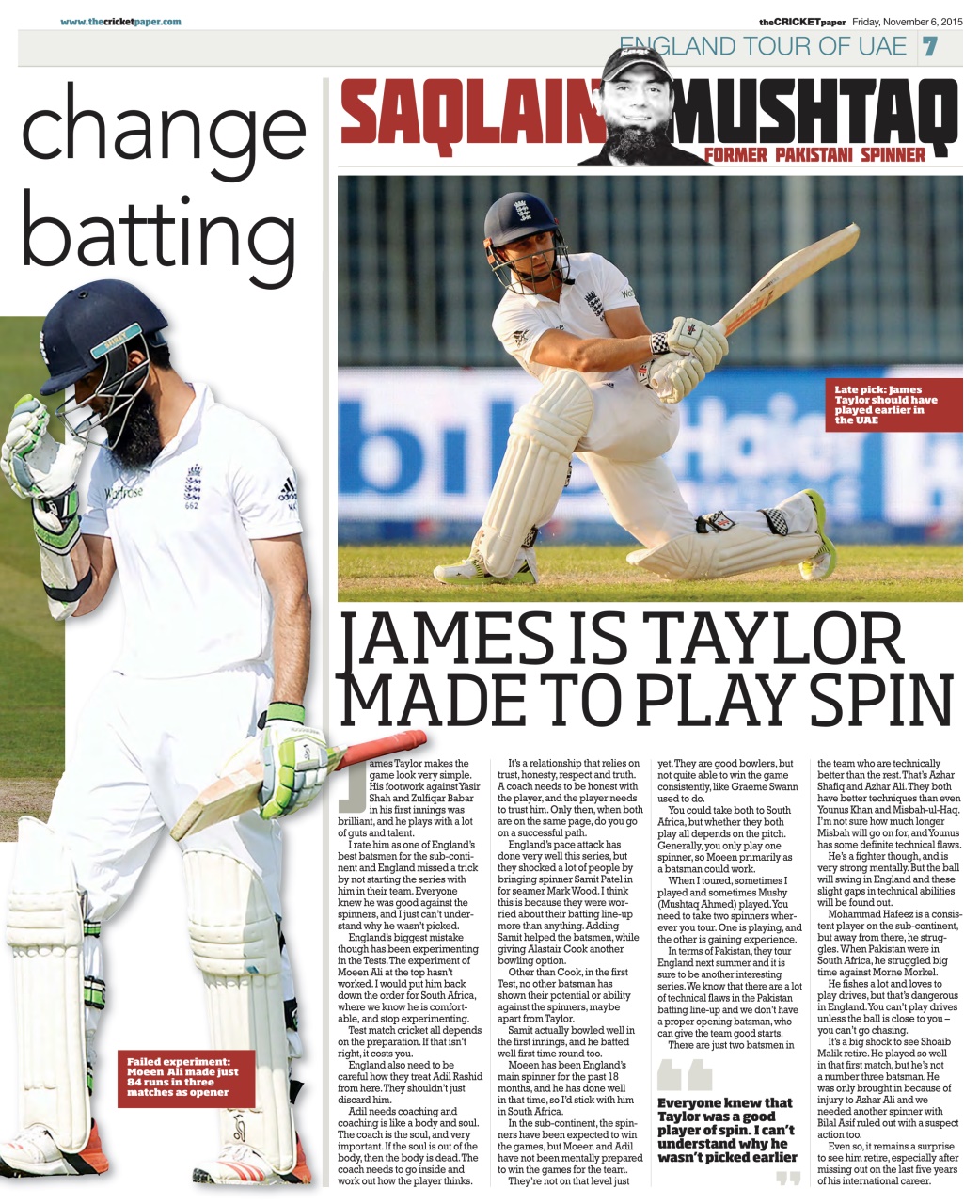 The Cricket Paper Preview Pages