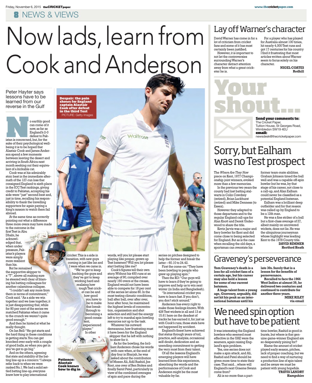 The Cricket Paper Preview Pages