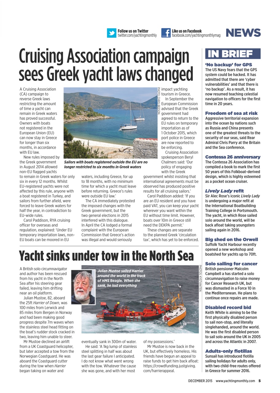 Yachting Monthly Preview Pages