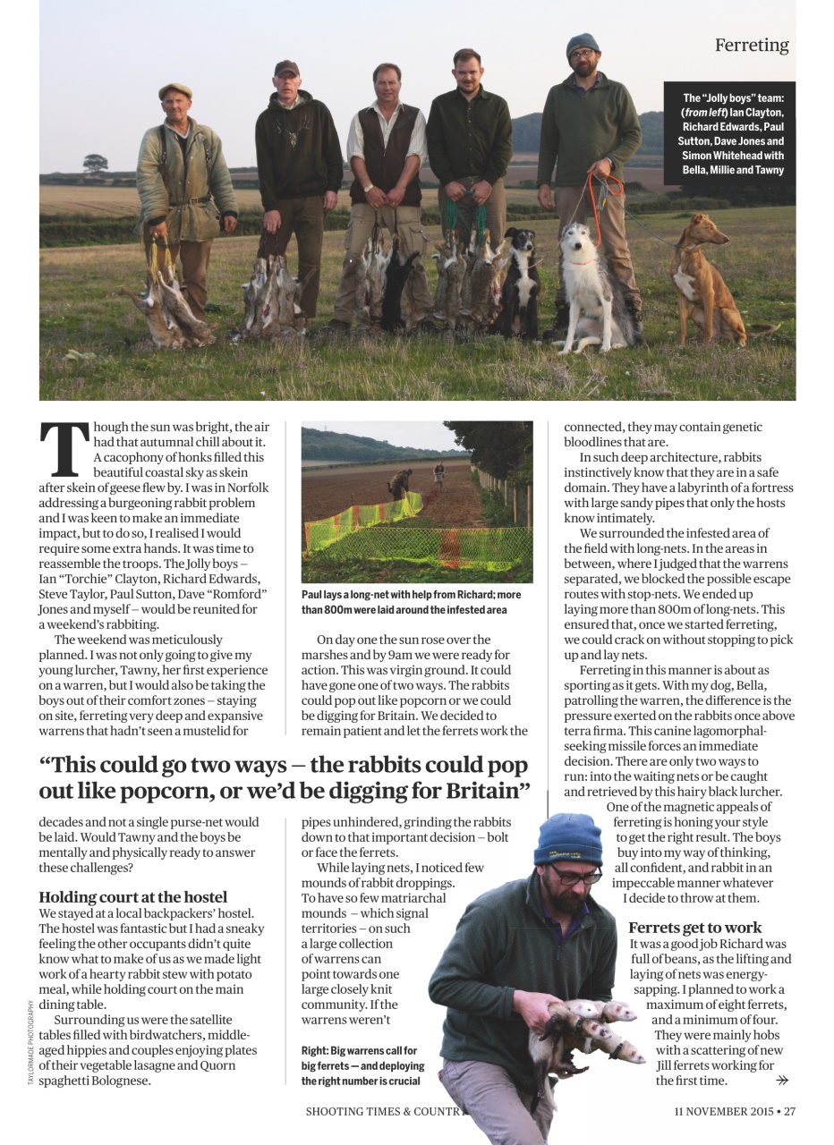 Shooting Times & Country Preview Pages