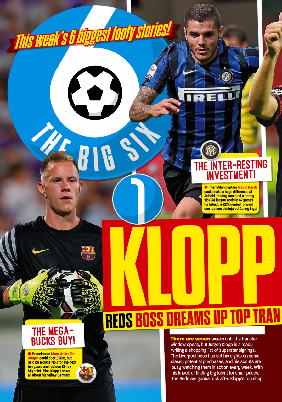 Match of the Day Preview Pages