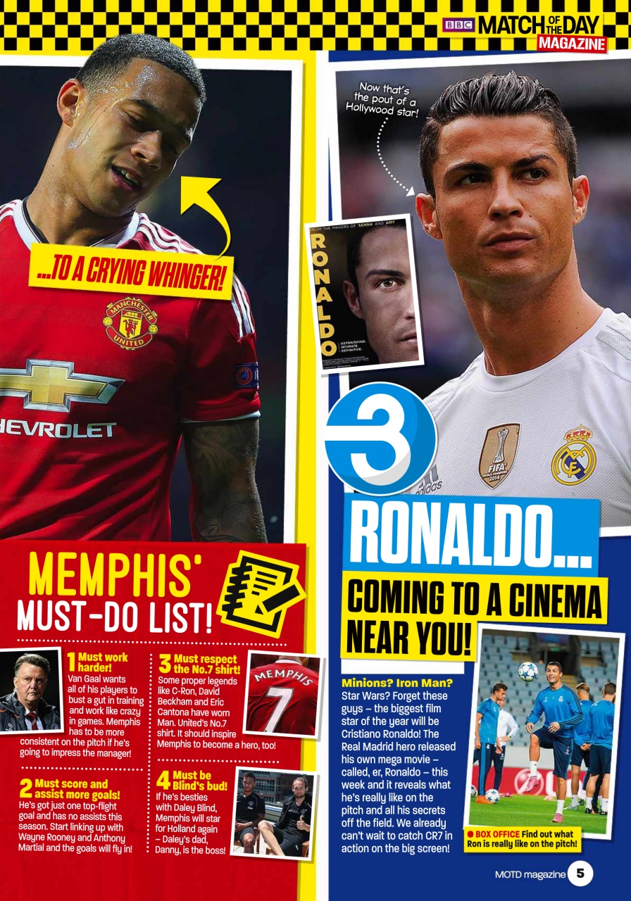Match of the Day Preview Pages