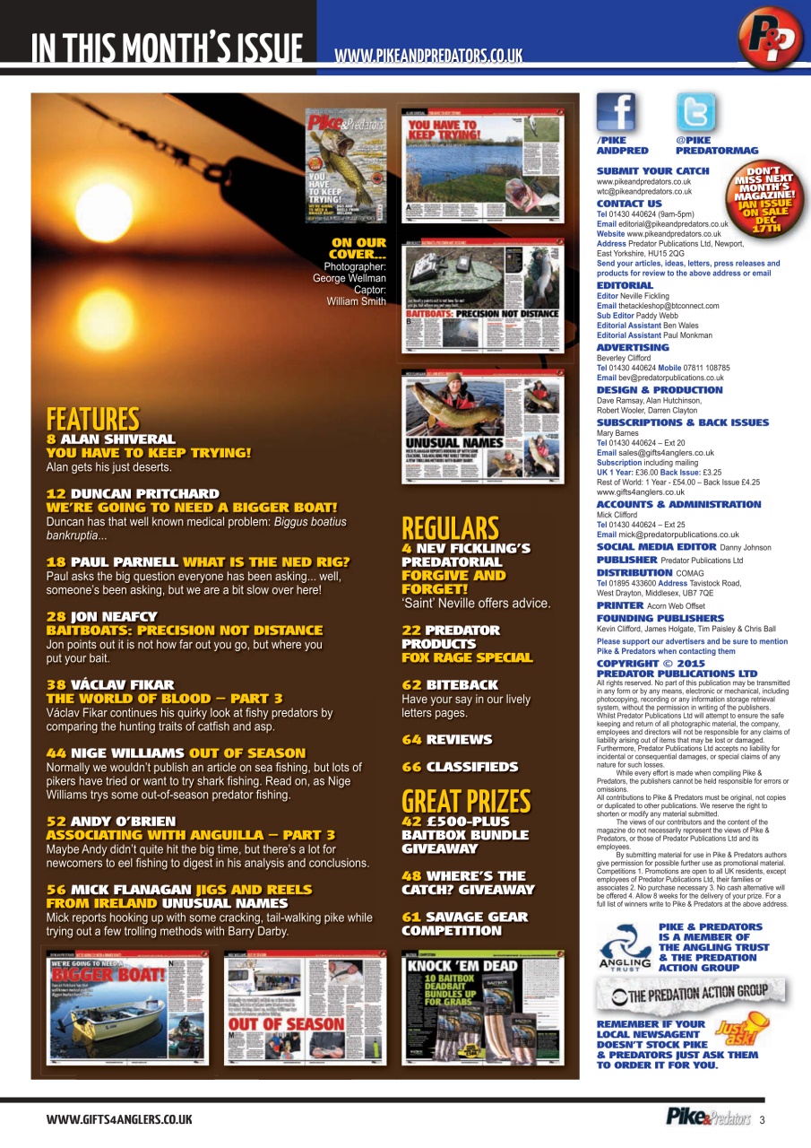 Pike & Predators Preview Pages