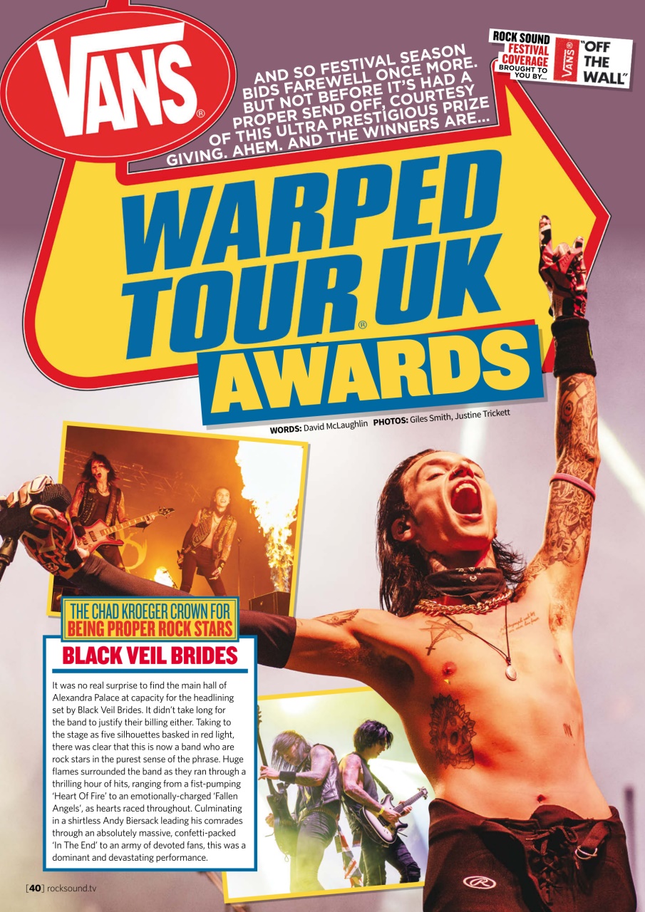 Rock Sound Magazine Preview Pages