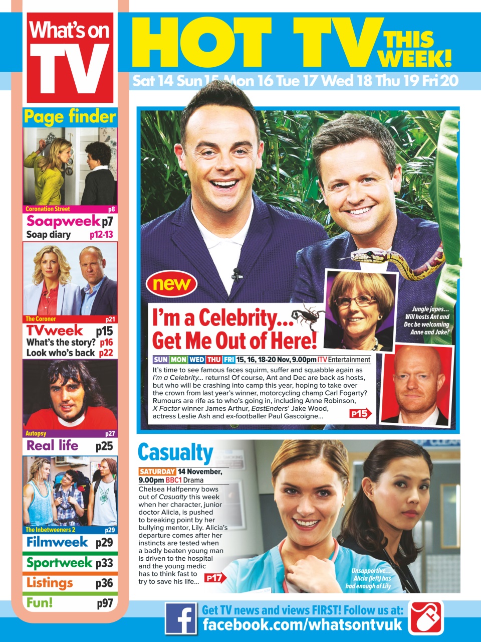 What's on TV Preview Pages