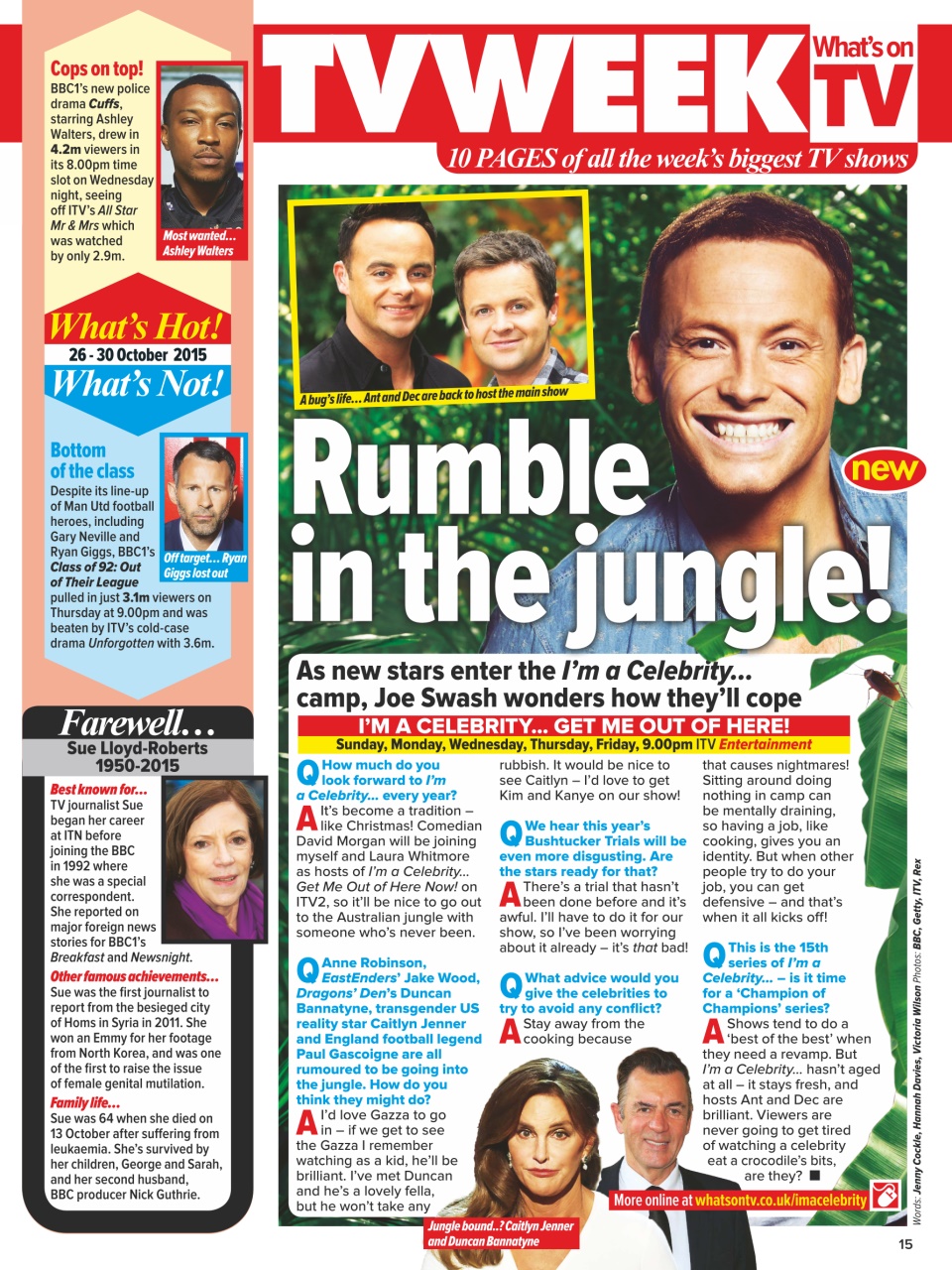 What's on TV Preview Pages