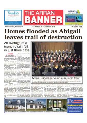Arran Banner issue 21 November 2015