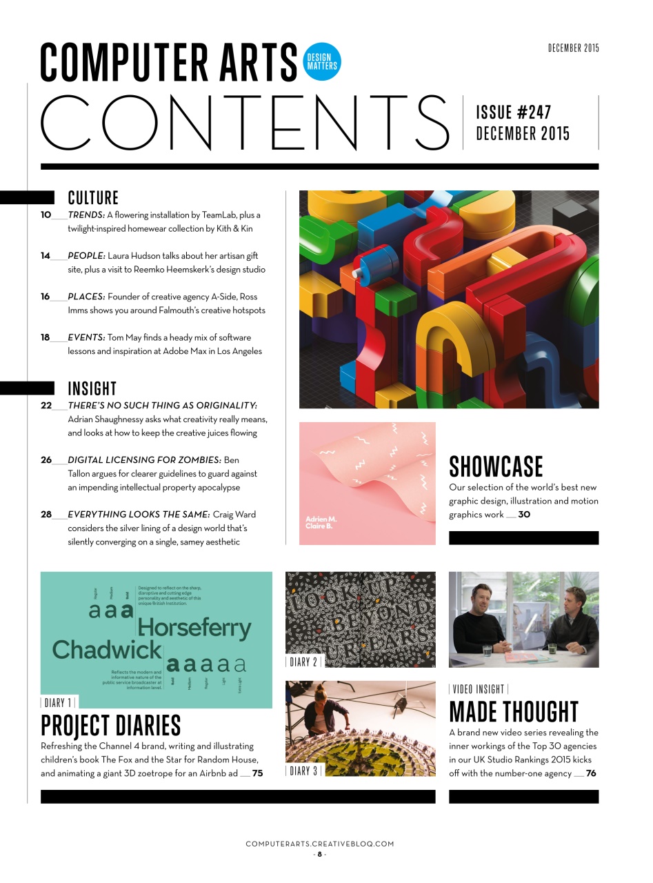 Computer Arts Preview Pages