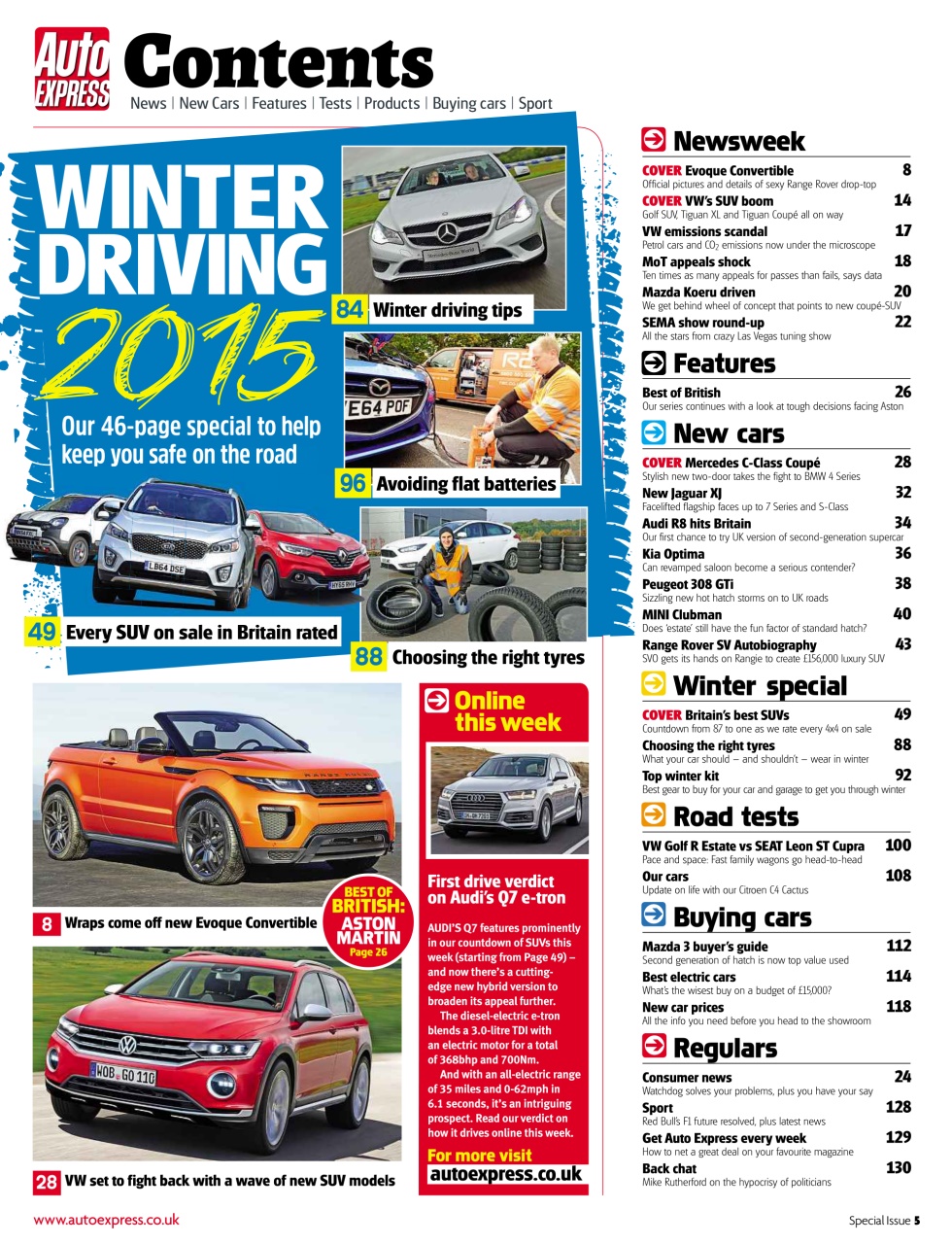 Auto Express Preview Pages