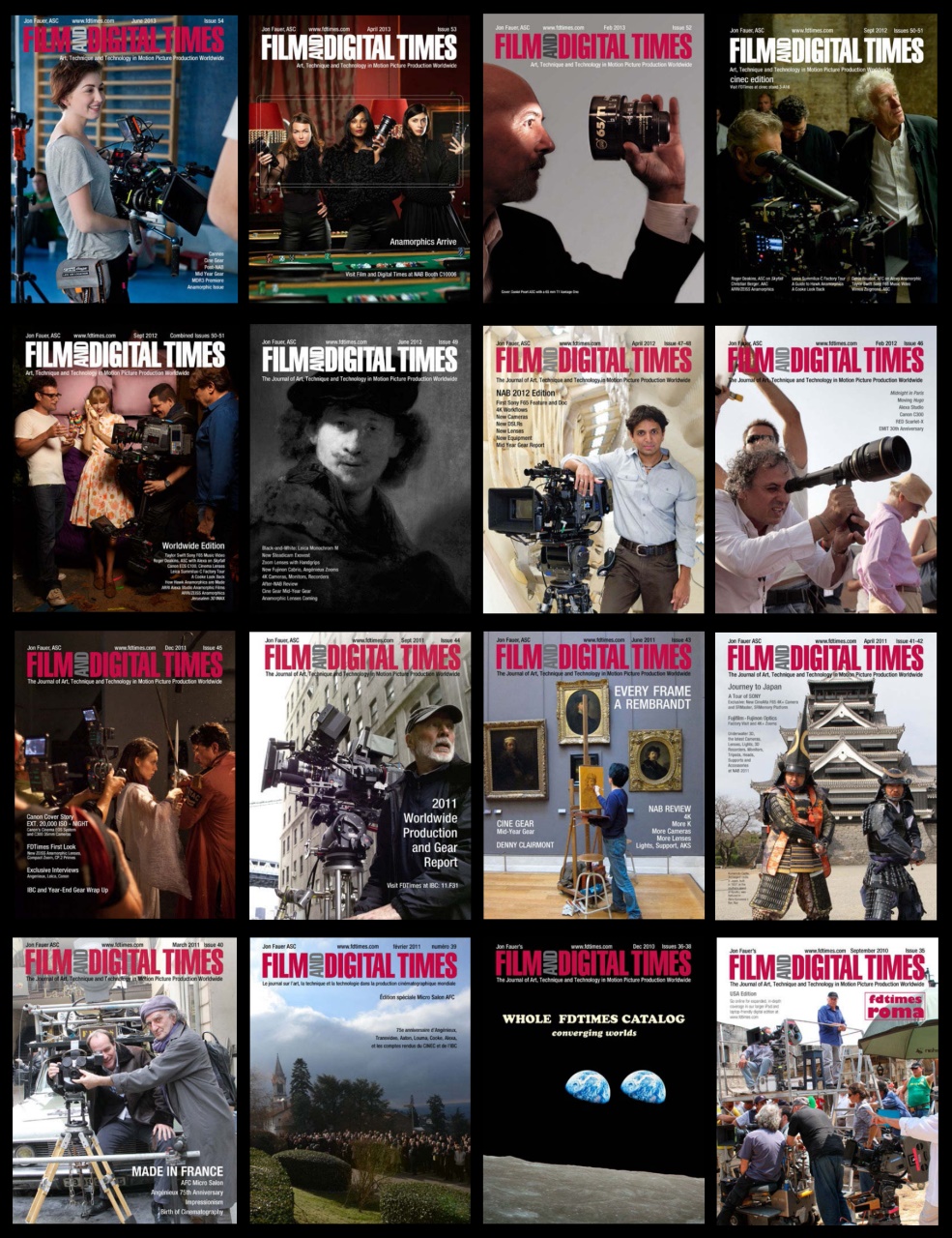 Film and Digital Times Preview Pages
