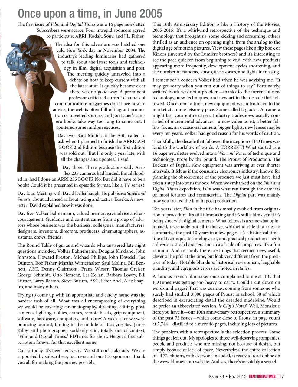 Film and Digital Times Preview Pages