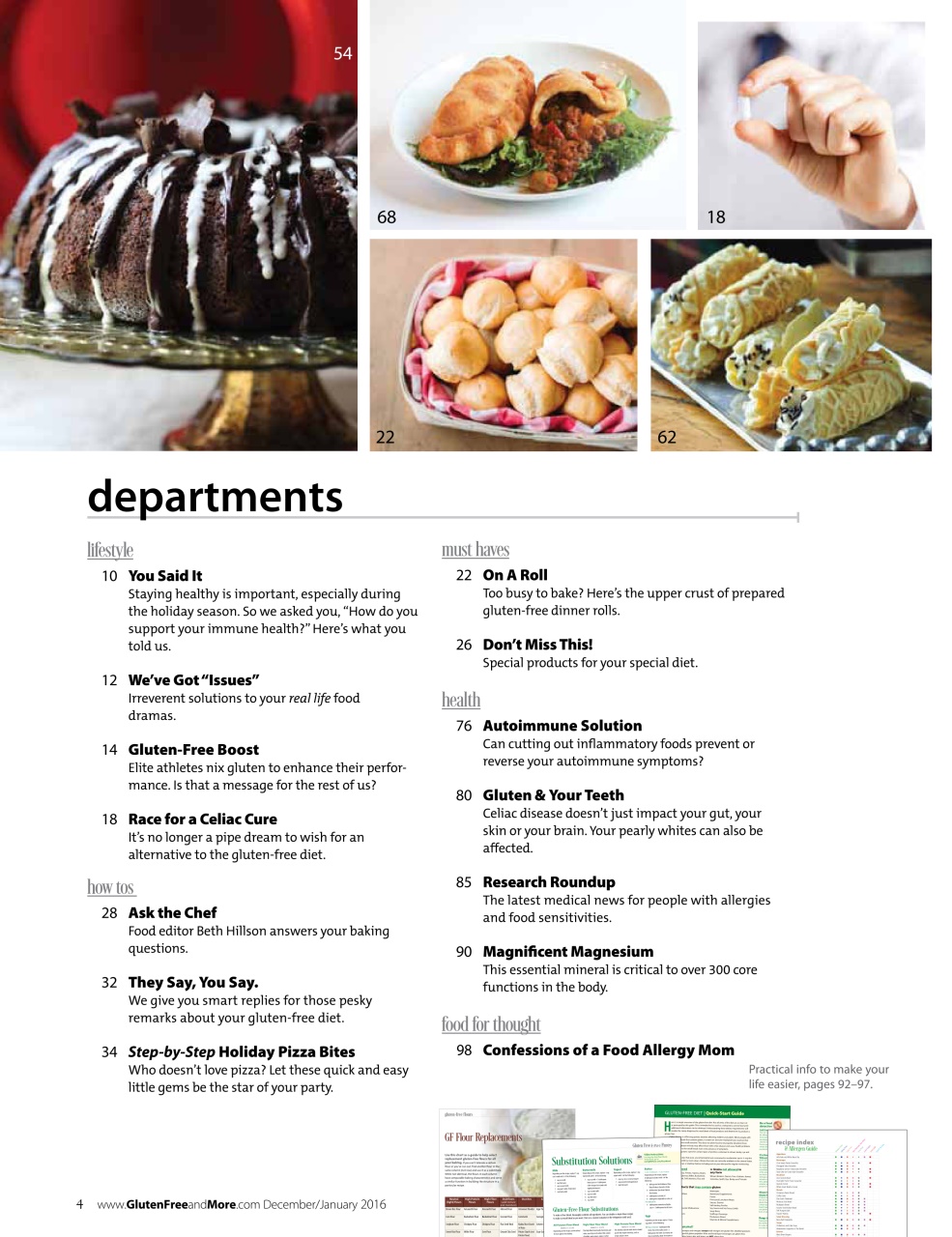 Gluten Free & More Preview Pages