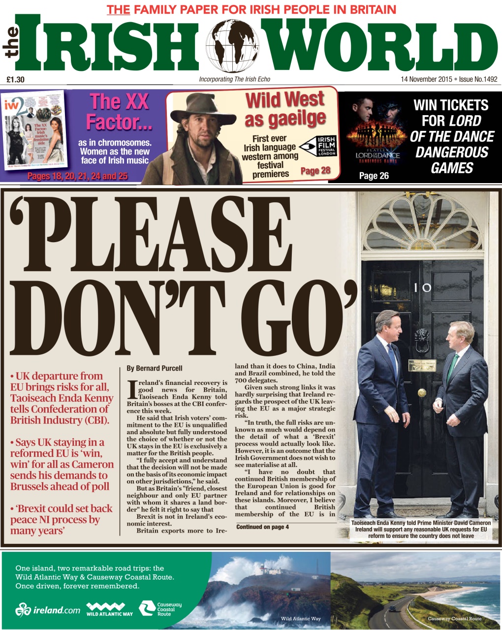 Irish World Preview Pages