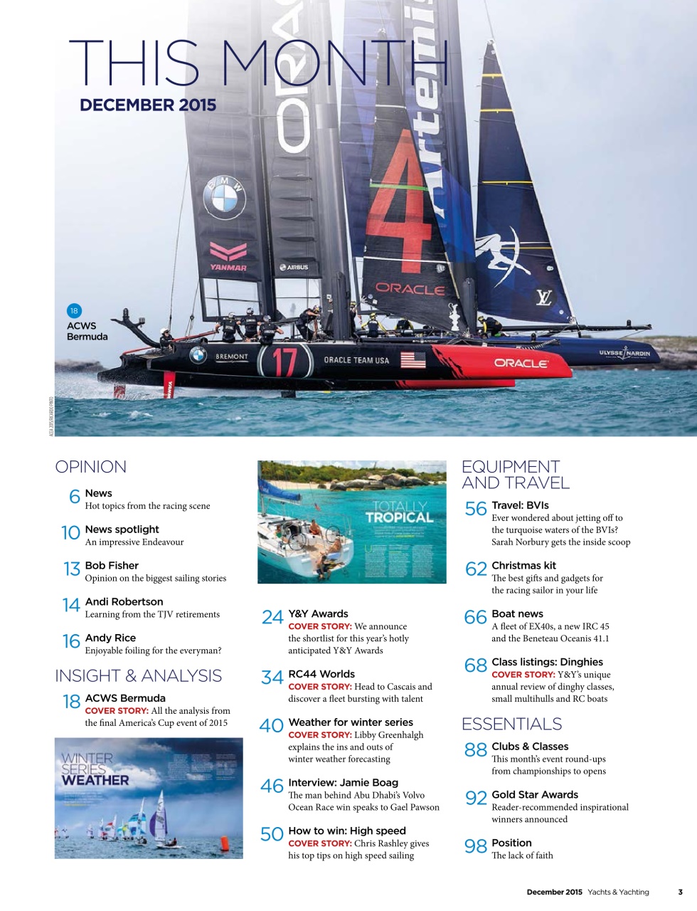 Yachts & Yachting Preview Pages