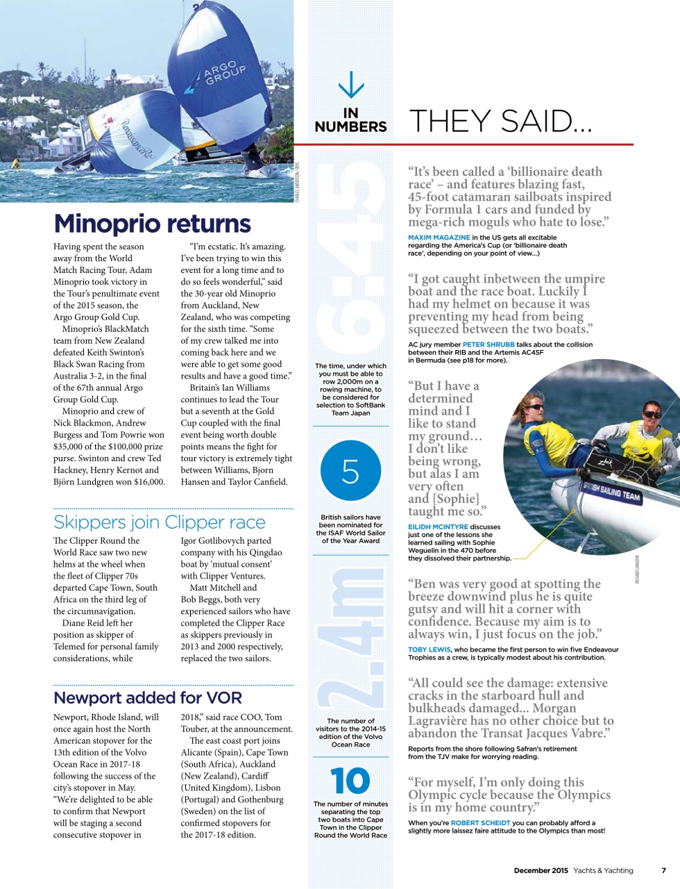 Yachts & Yachting Preview Pages