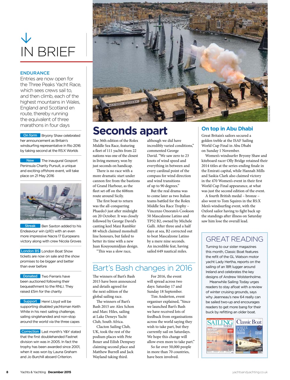 Yachts & Yachting Preview Pages