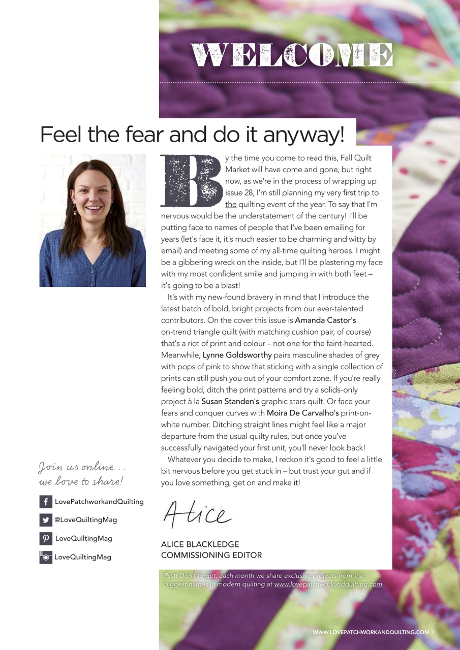 Love Patchwork & Quilting Preview Pages