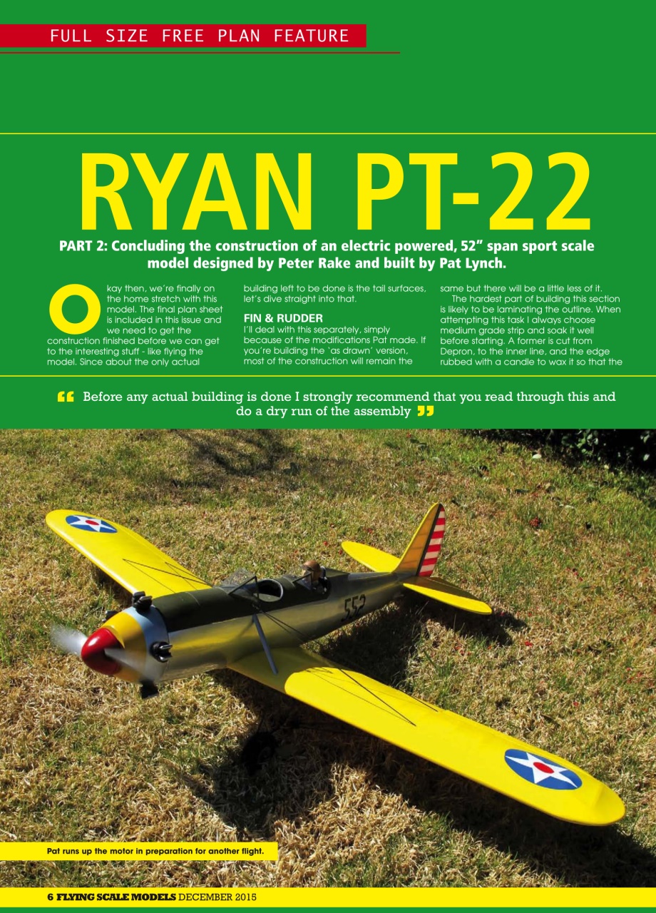 Flying Scale Models Preview Pages