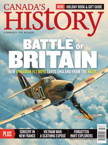 Canada's History issue Dec15/Jan16