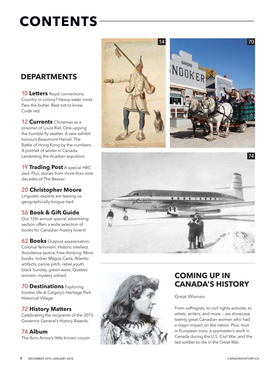 Canada's History Preview Pages