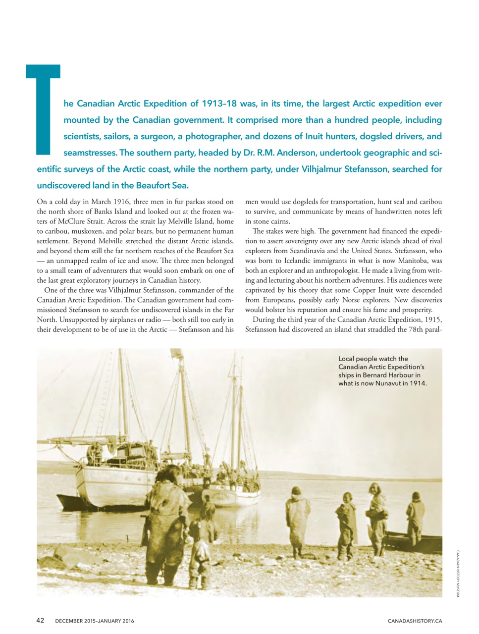 Canada's History Preview Pages