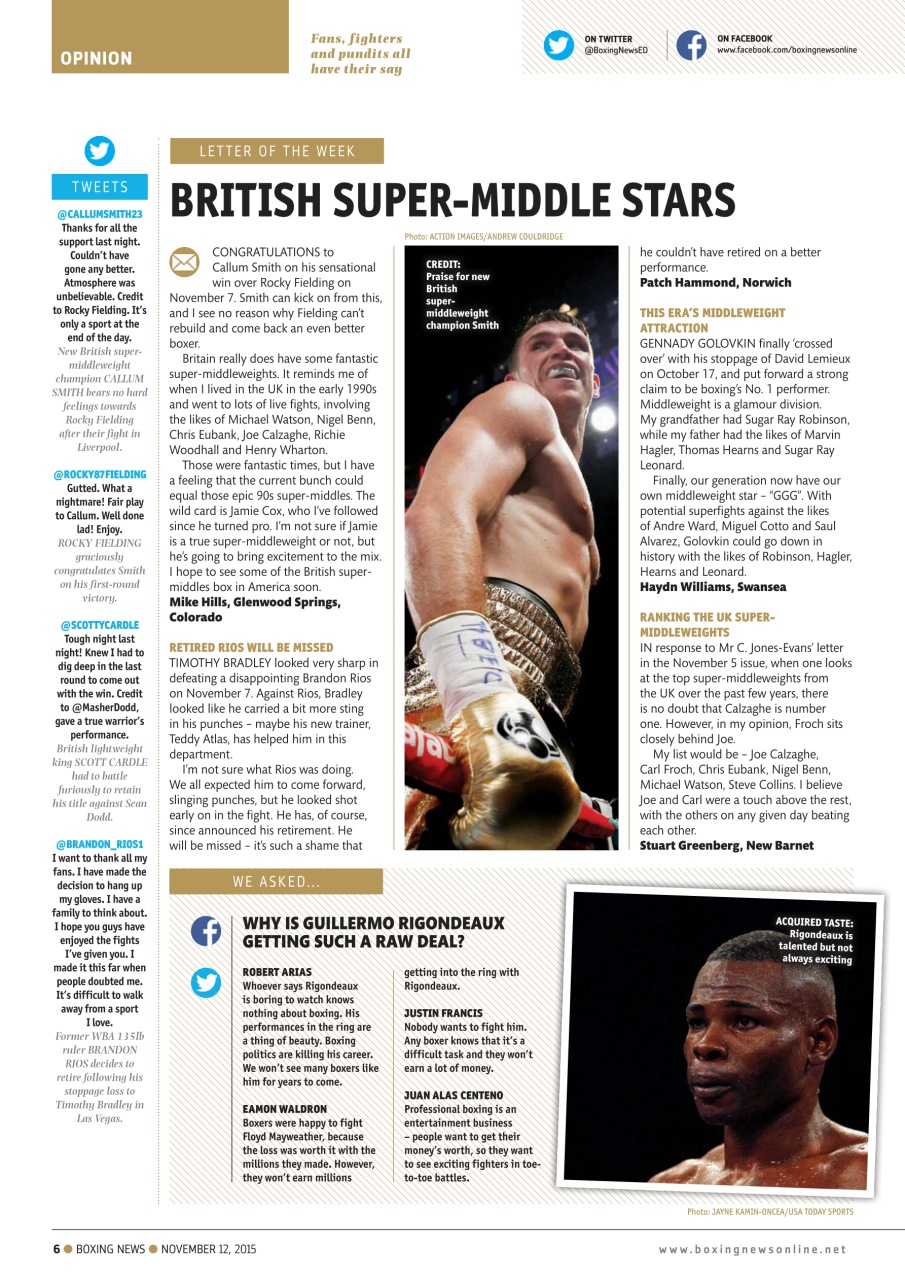 Boxing News Preview Pages