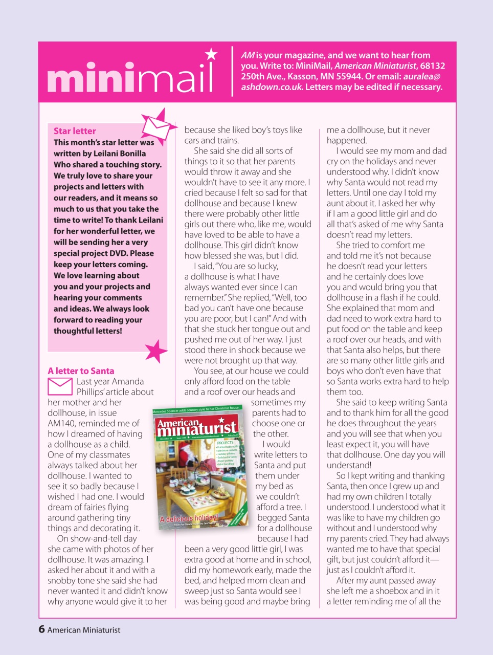 American Miniaturist Preview Pages